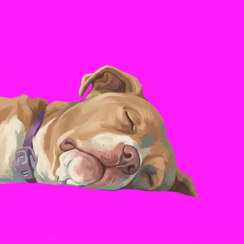 Storybook Gouache pet portrait shown as a custom apparel design.