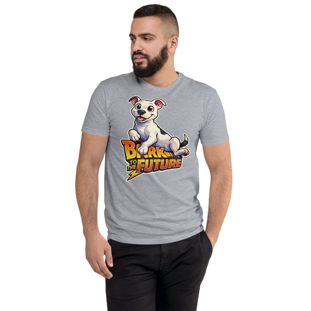 Athletic Fit Pet Tee in Heather Grey